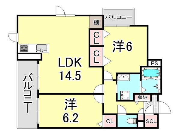 ソフィット宮川の物件間取画像